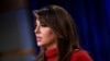 State Department Spokesperson Morgan Ortagus speaks during a briefing at the US Department of State January 17, 2020, in Washington, DC. (Photo by Brendan Smialowski / AFP)