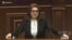 Armenia - Judge Lilit Tadevosian addresses parliament before being elected as new head of Armenia's Court of Cassation, February 9, 2021.