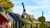 Pokretni radar u danskoj vojnoj zoni Amager, Pionegaarden, pored sela Dragoer na obali Oeresunda, između Danske i Švedske, 26. septembar 2025.