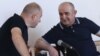 Armenia - Samvel Babayan (R), a former Nagorno-Karabakh army commander, on trial in Yerevan, 28Aug2017.