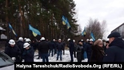 На Львівщині шахтарі перекрили міжнародну трасу