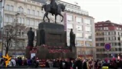 Памяць Вацлава Гаўла. Прага