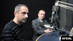 ირაკლი სესიაშვილი, უსაფრთხოების პოლიტიკის ექსპერტი (მარცხნივ) და შოთა მალაშხია, ტერიტორიული მთლიანობის აღდგენის დროებითი საპარლამენტო კომისიის თავმჯდომარე