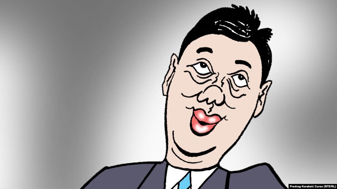 Karikatura Predraga Koraksića Coraxa