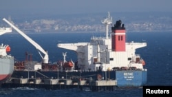 It was unclear whether the oil was confiscated because it was Iranian oil subject to U.S. sanctions or whether the action was due to the sanctions on the tanker, which recently changed its name from Pegas to Lana and which has been flying the Iranian flag since May 1.