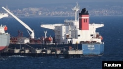 The Russian-flagged oil tanker Pegas (file photo)