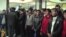 Tajikistan -- Dushanbe, Tajik youths in airport want to go to the Russia for migrants, 15 January 2014