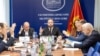 Saslušanje bivšeg premijera Duška Markovića (desno) na Anketnom odboru Skupštine Crne Gore 19. maja