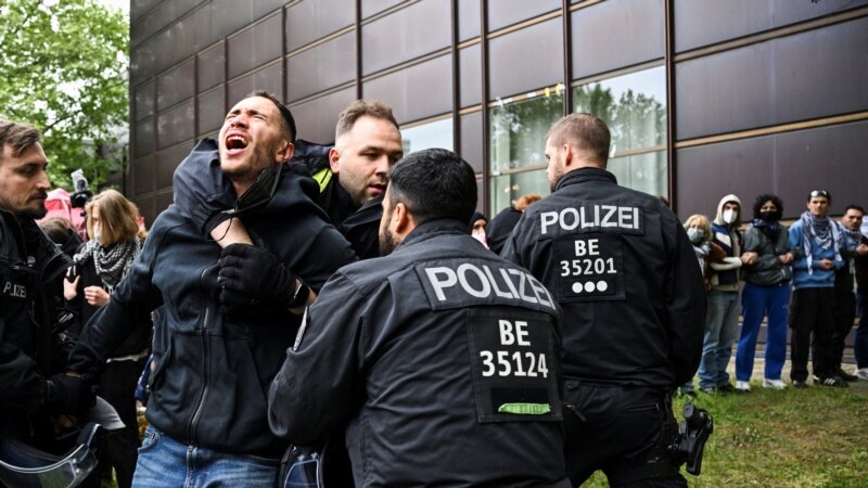 Poliția germană pune capăt unui protest pro-palestinian. Demonstrațiile se extind în Europa