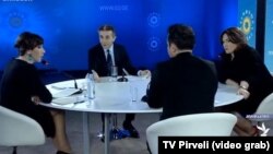Пресс-конференция Бидзины Иванишвили для трех телеканалов
