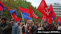 Protest comunist la Chişinău, 23 septembrie 2013