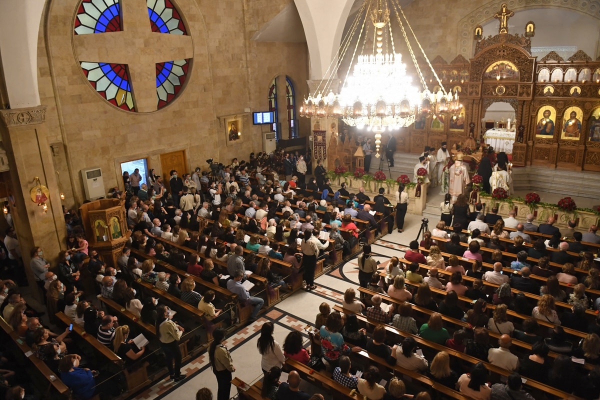 В одному з храмів Антіохійської церкви в Сирії під час Великодньої літургії (фото ілюстраційне)