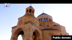 Nagorno-Karabakh - A view of the Holy Mother of God Cathedral in Stepanakert. (Photo by Artsakh TV)