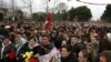 Albanian Demo Ends Peacefully 