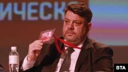 Атанас Зафиров по време на конгреса на БСП в събота