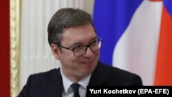 Српскиот претседател Александар Вучиќ
