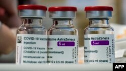 Doza të vaksinës së AstraZenecas. 