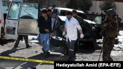 عکس مربوط به انفجار انتحاری در کابل در هفته جاری