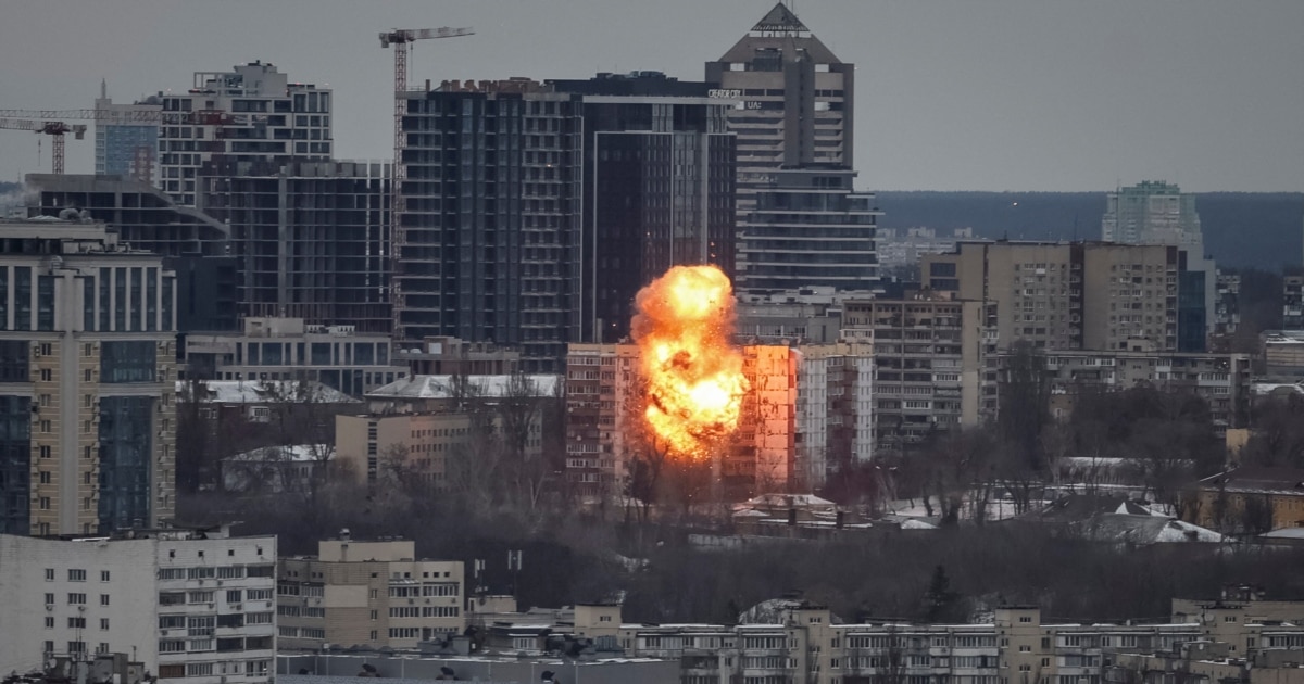 Russia Launches Massive Attack On Ukraine, Targeting Kyiv