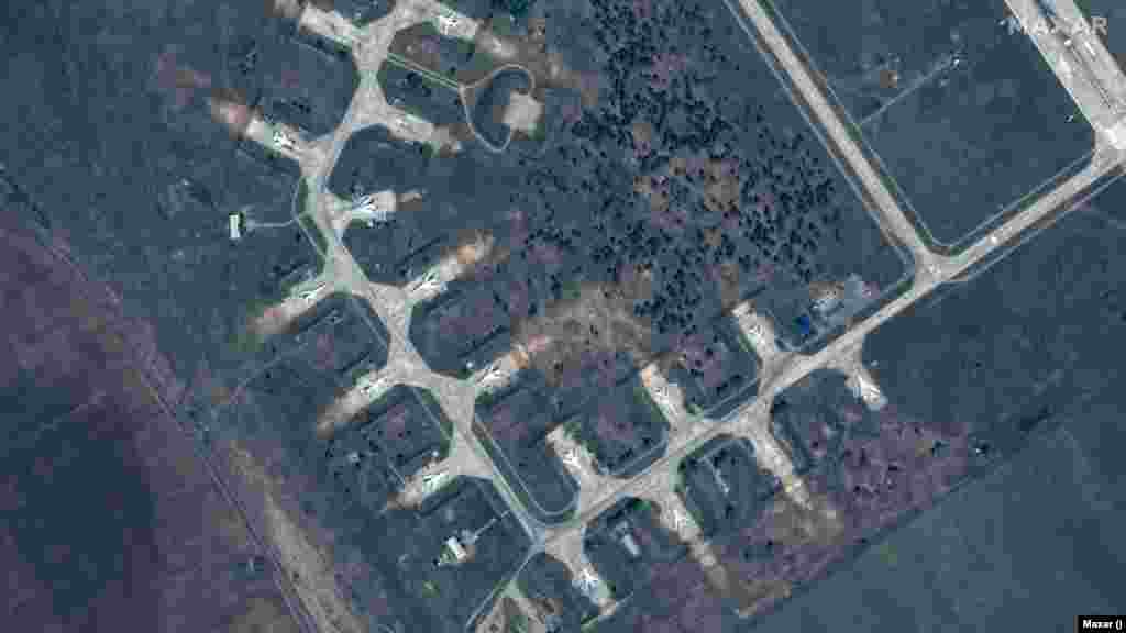 Tu-22 aircraft at Russia's Belaya air base in the eastern Irkutsk region.