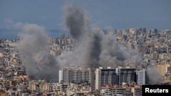 حومۀ شرقی شهر بیروت، پایتخت لبنان که در ۶ مارچ ۲۰۲۶ مورد حملۀ هوایی اسرائیل قرار گرفت