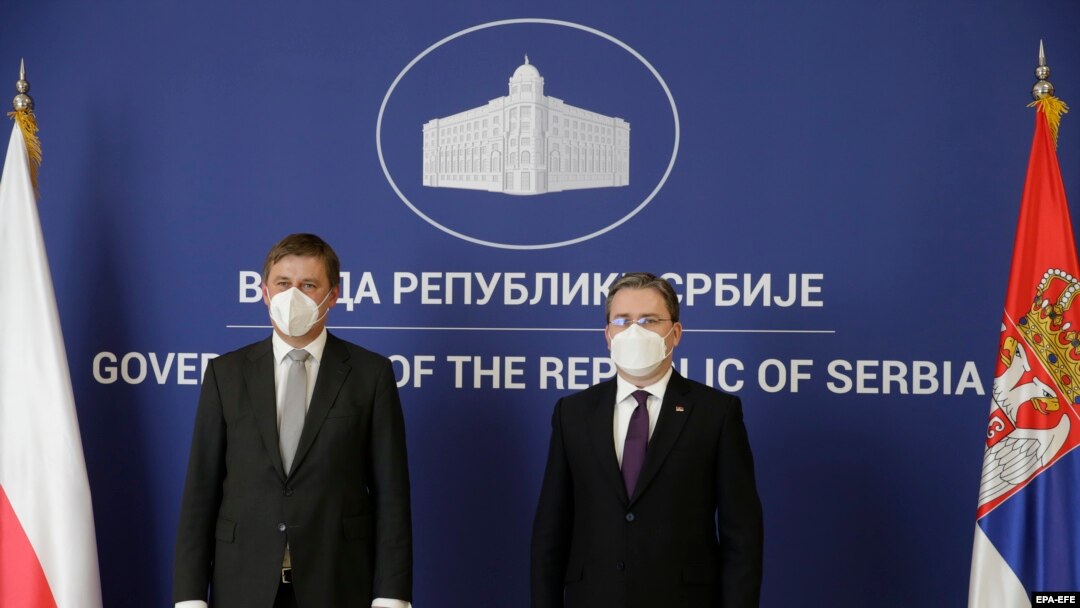 Ministar spoljnih poslova Češke Tomaš Petriček i ministar spoljnih poslova Srbije Nikola Selaković 