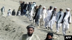 File photo of Taliban fighters in Afghanistan.