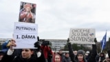 Протест против визита Фицо в Москву, Братислава, 23 декабря