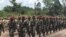 Батальон правительственной армии ЦАР, подготовленный с помощью российских инструкторов