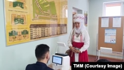 Один из избирательных участков в Кыргызстане