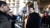 Armenia - Prosperous Armenia Party leader Gagik Tsarukian walks out of the venue of a cancelled conference outside Yerevan, 20Jan2015.