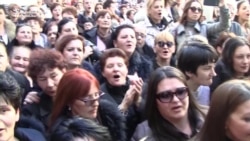 Mothers Protest In Montenegro Over Reduced Social Benefits