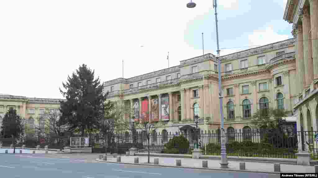 The Royal Palace of Bucharest (The National Museum of Art of Romania), located in the Revolution Square, Bucharest.