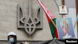 Данецк. 10 красавіка 2014 году.