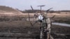 An unidentified drone operator in Ukraine