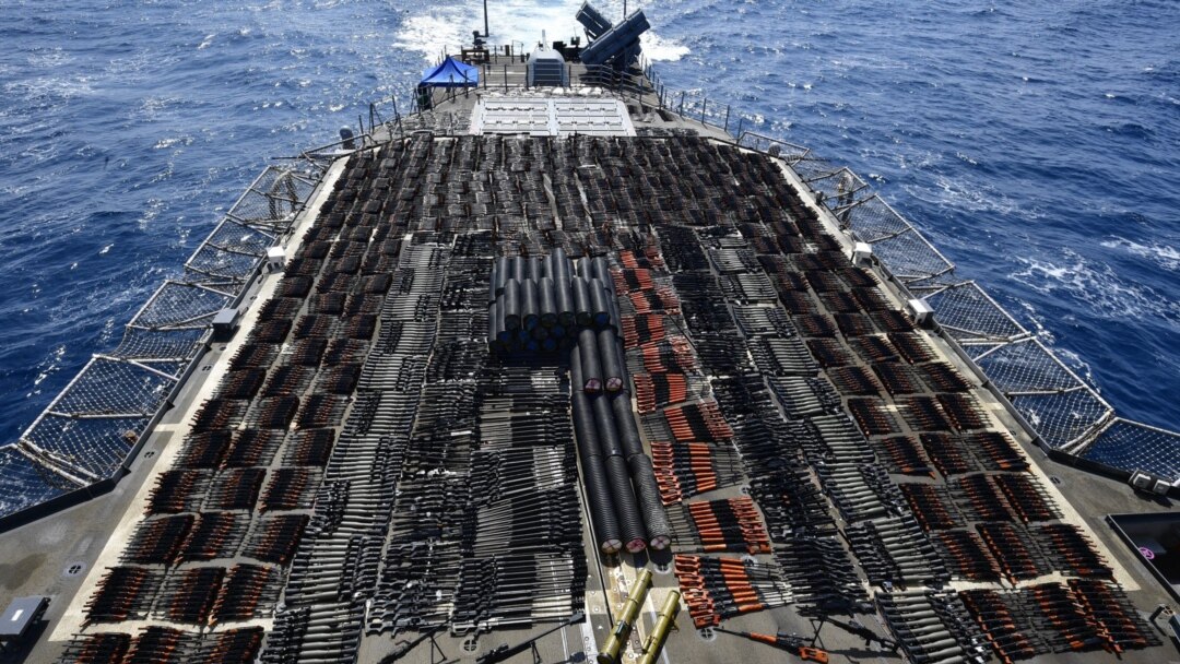 U.S. Navy Seizes Large Arms Shipment In Arabian Sea