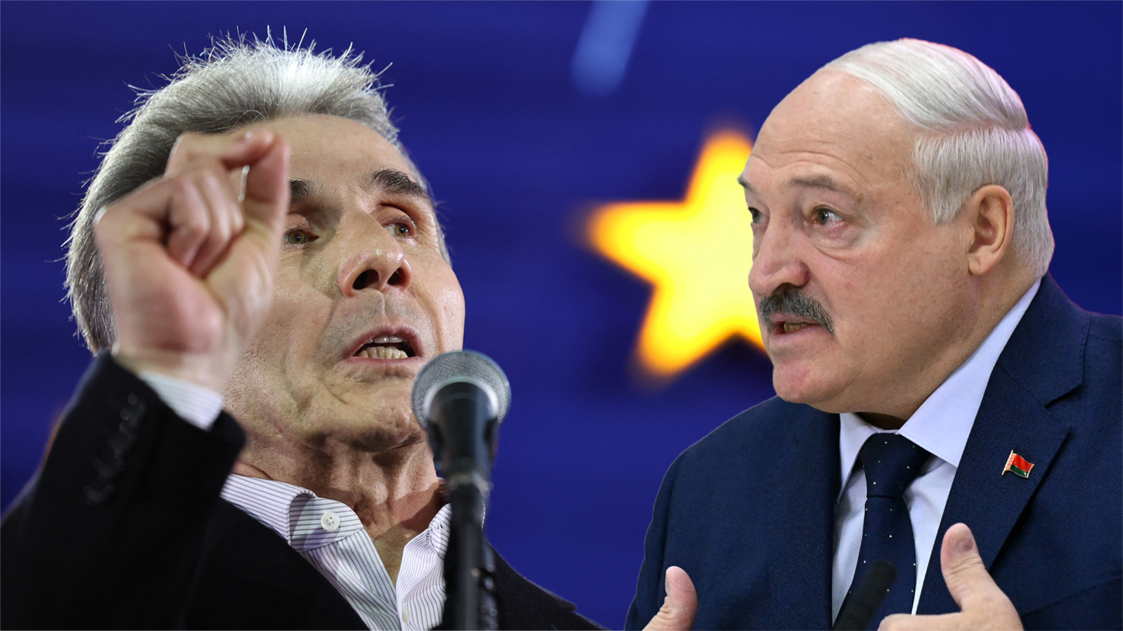 Бидзина Иванишвили и Александр Лукашенко, коллаж