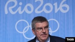Միջազգային օլիմպիական կոմիտեի (ՄՕԿ) նախագահ Թոմաս Բախ, Ռիո դե Ժանեյրո, 4-ը օգոստոսի, 2016թ