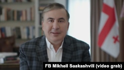 Former Georgian President Mikheil Saakashvili has been on hunger strike in prison for nearly a month. (file photo)