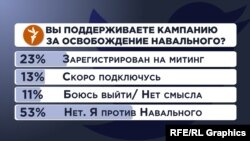 Опрос РС в Twitter: "Вы поддерживаете кампанию за освобождение Навального?"
