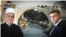 Kolažna fotografija reisu-l-uleme Islamske zajednice u Bosni i Hercegovini Huseina Kavazovića i premijera Hrvatske Andreja Plenkovića. U pozadini Stari most u Mostaru