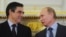 Франсуа Фийон (слева) и Владимир Путин. Архивное фото