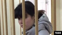 واروارا کارالووا در دادگاه (مسکو)