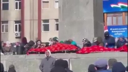 Второй день протестов в Хороге