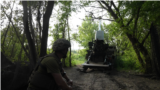 САУ «Богдана» веде вогонь по позиції російських військ у Харківській області