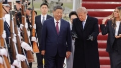 Президент США Дональд Трамп і голова КНР Сі Цзіньпін після його прибуття на авіабазу Ендрюс, США, 23 вересня 2026 року