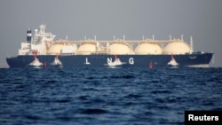 Un tanker cu gaze lichefiate (imagine ilustrativă)