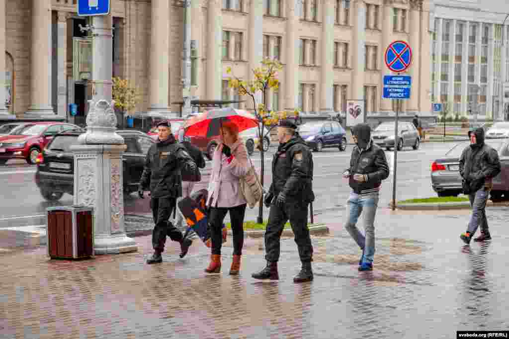 Пасьля маршу была затрыманыя рэжысэрка Вольга Нікалайчык​