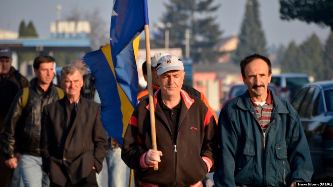 Radnici 'Viteza' u protestu. Ilustrativna fotografija