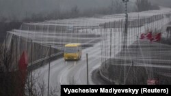 Антыдронавая сетка ў Харкаўскай вобласьці, ілюстрацыйнае фота